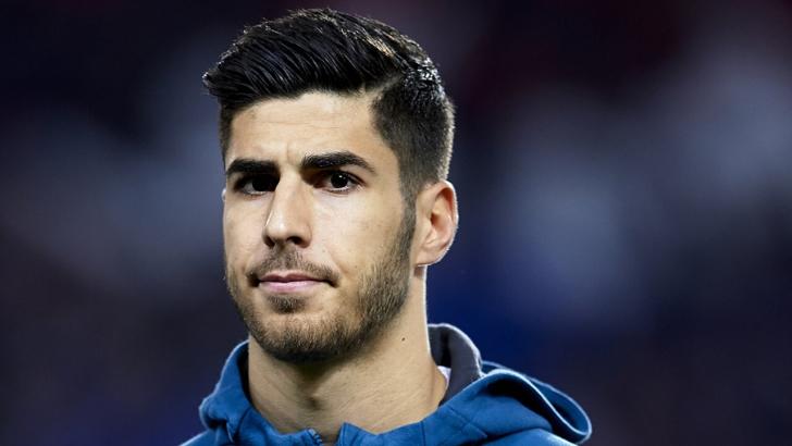 Aston Villa forward Marco Asensio looks on before a game